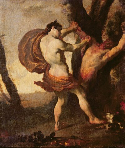 Apollo scortica Marsia, c.1627 da Johann Liss or Lis or von Lys